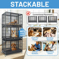 Load image into Gallery viewer, 37" Stackable Heavy Duty Dog Kennel 371D04
