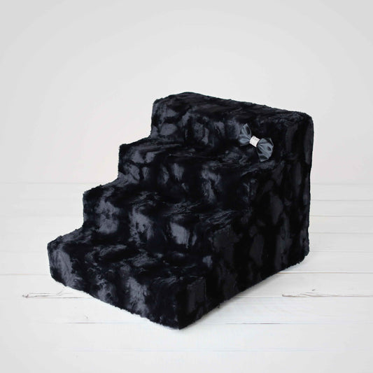 Hello Doggie Luxury Pet Satin Silk Crystal Handmade Stairs