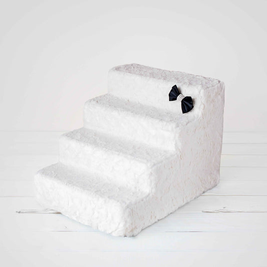 Hello Doggie Luxury Pet Satin Silk Crystal Handmade Stairs
