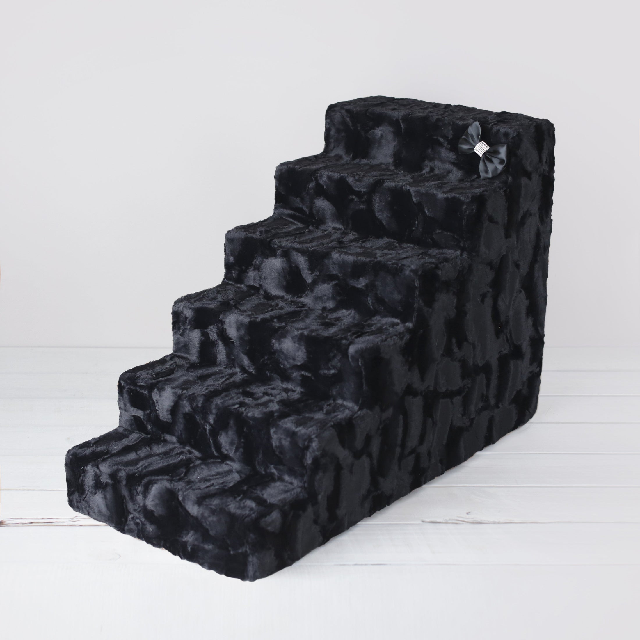 Luxury Pet Satin Silk Crystal Handmade Stairs - Dog Stairs and Pet Steps from Southlake Paws
