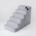 Load image into Gallery viewer, Luxury Pet Satin Silk Crystal Handmade Stairs - Dog Stairs and Pet Steps from Southlake Paws
