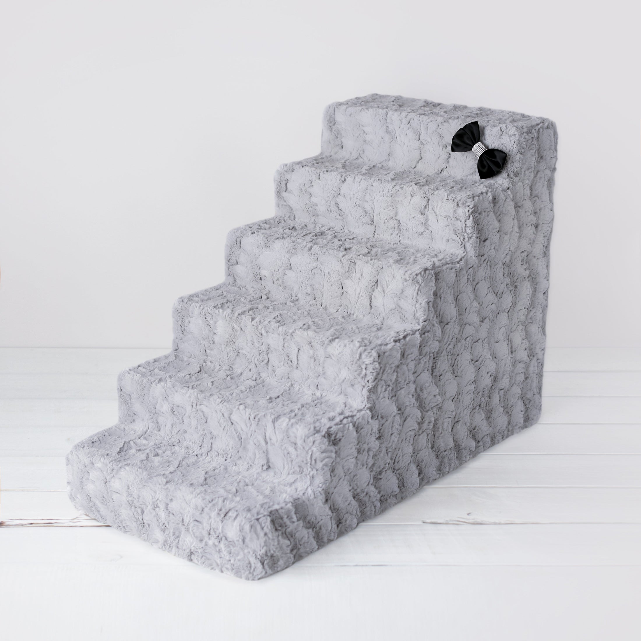 Luxury Pet Satin Silk Crystal Handmade Stairs - Dog Stairs and Pet Steps from Southlake Paws