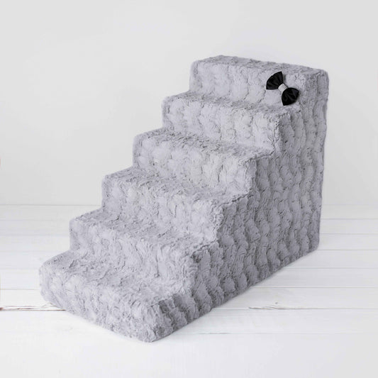 Hello Doggie Luxury Pet Satin Silk Crystal Handmade Stairs