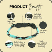 Saint Barth Sambboho dog collar (rolled)