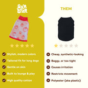 Strawberry Knitted Dog Sweater 