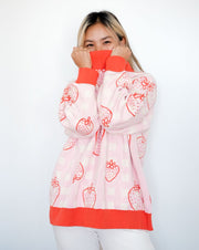 Strawberry Oversized Human Sweater