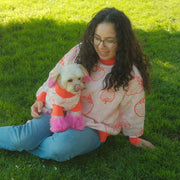 Strawberry Oversized Human Sweater