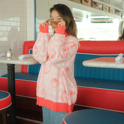 Strawberry Oversized Human Sweater