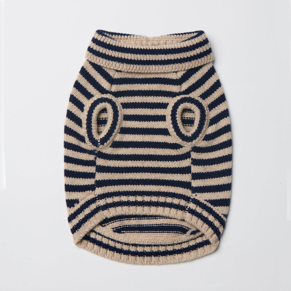 Nooee Pet Polo Wool Sweater – 100% Wool Knit with Classic Collar