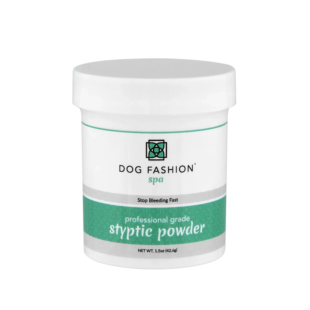 Styptic Powder with Free Holder Cyan by Dog Fashion Spa
