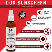 Dog Sunscreen With Aloe Vera Moisturizer