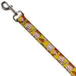 Dog Leash - Elmer Fudd Expressions Yellow