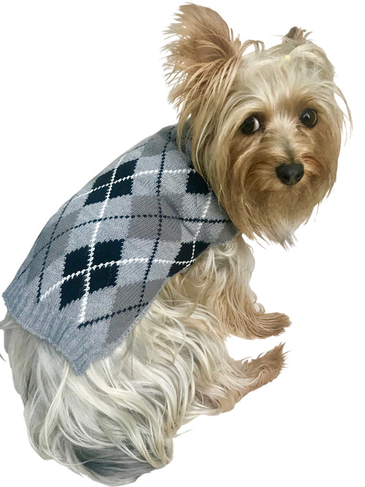 Edinborough Argyle, Mockneck, Grey 