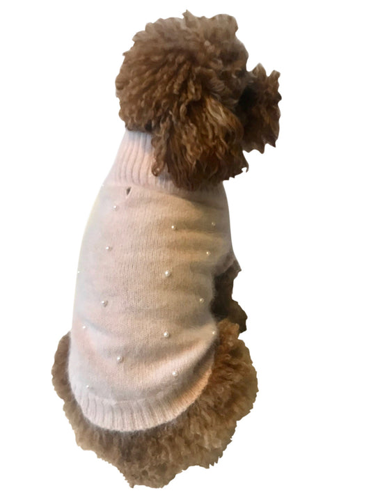 Pearly Girl Sweater, Blush 