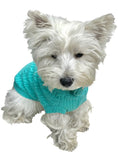 Load image into Gallery viewer, Scottish Cableknit Sweater, Light Turquoise
