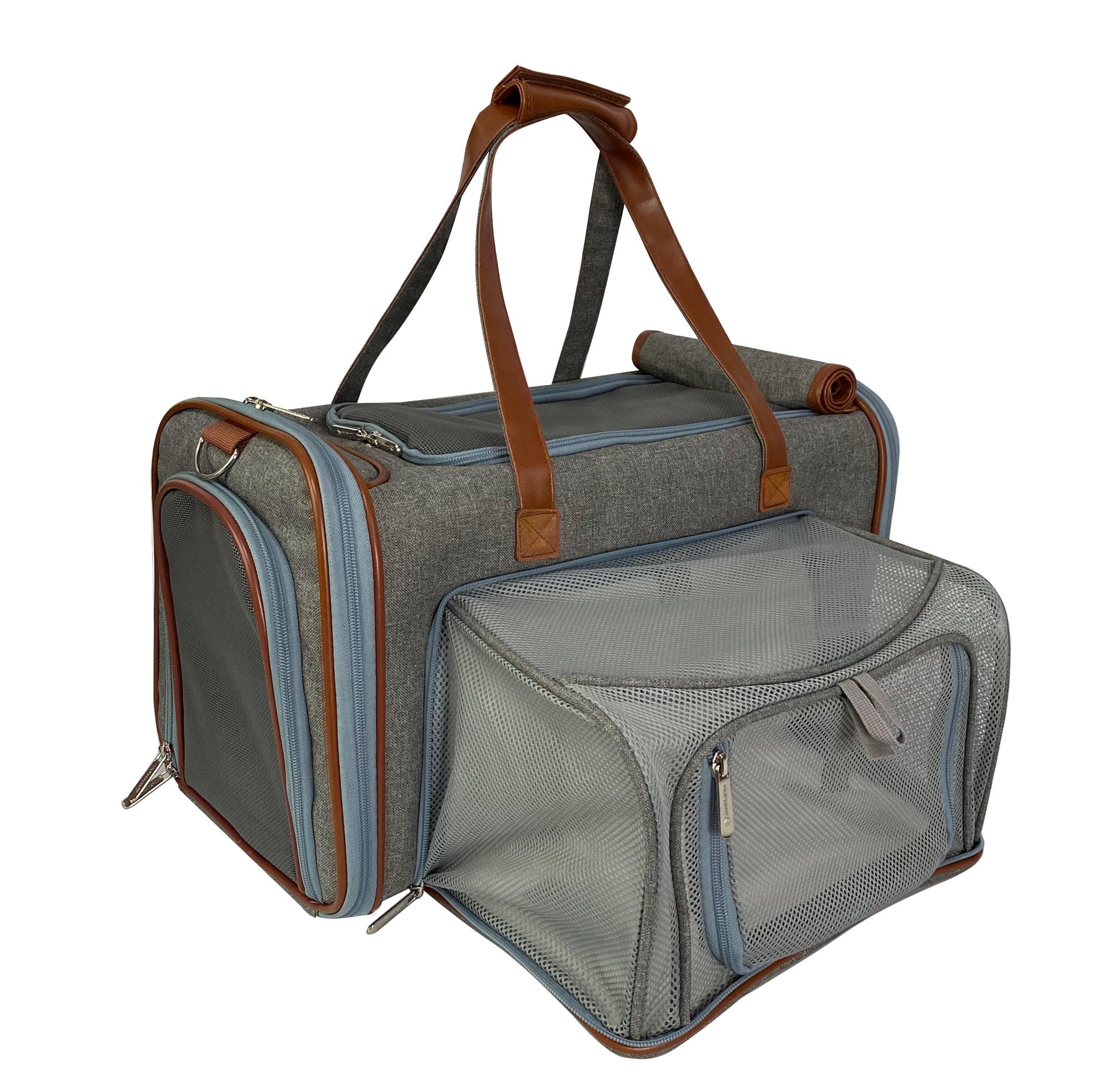 Mr. Peanut's Gold Series Big Apple XL Size Airline Compliant Double Expandable Pet Carrier - Southlake Paws