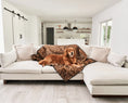 Load image into Gallery viewer, PupProtector™ Short Fur Waterproof Throw Blanket - Sable Tan
