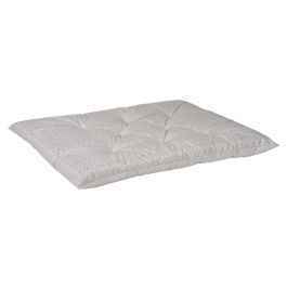 Bowsers Taupe Herringbone Tufted Dog Crate Cushion - Washable Pet Bed