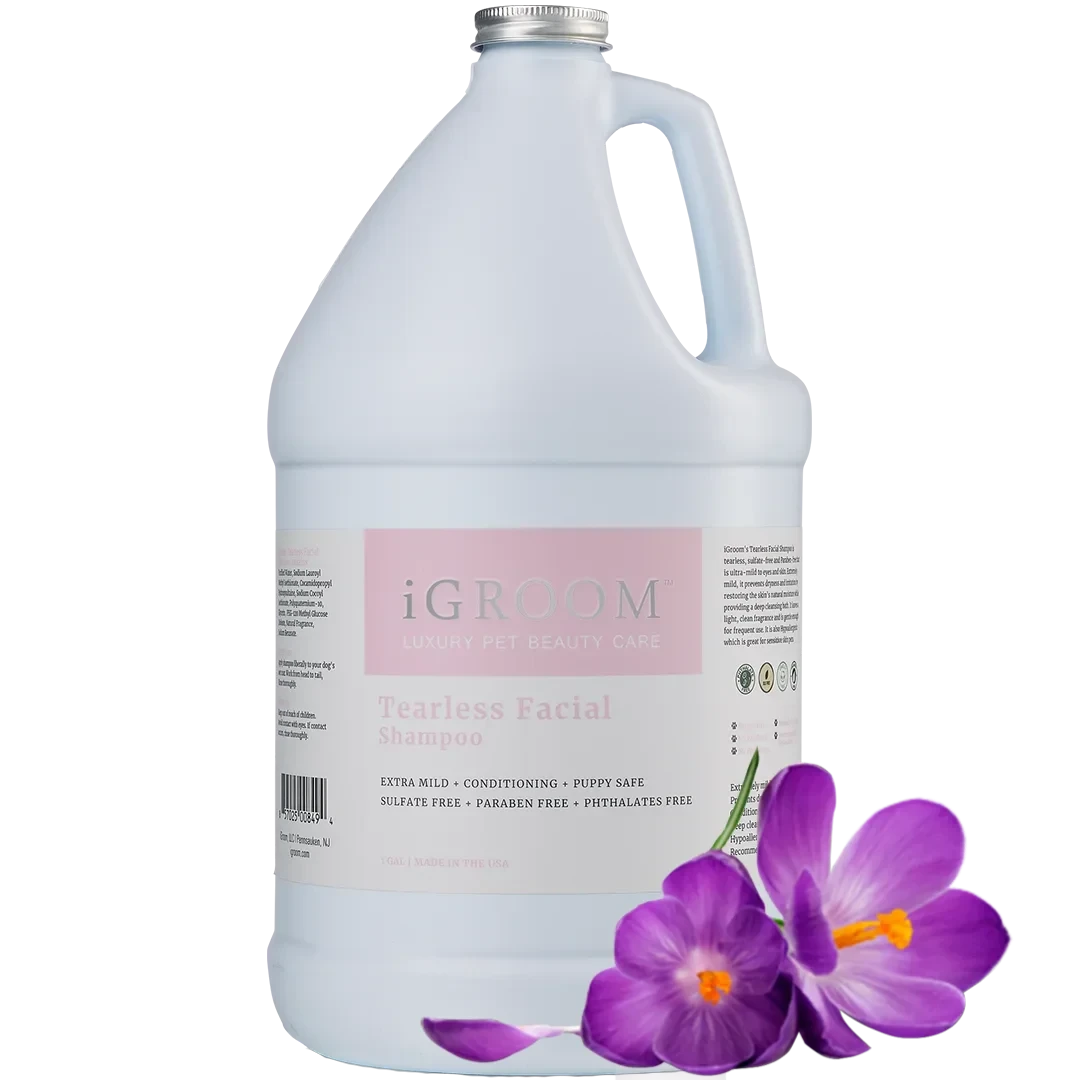 Dog Tearless Facial Shampoo Gallon by iGroom