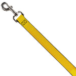 Dog Leash - Hash Mark Stripe Yellow/Red