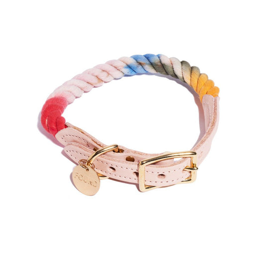 Dog Collars Premium The Henri Ombre Cotton Rope Cat & Dog Collar