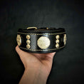 Load image into Gallery viewer, The "Maximus" collar 2 inch wide gold decoration

