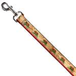 Dog Leash - California Flag Continuous Vintage