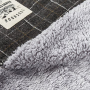 Touchdog ® 2-In-1 Windowpane Plaid Dog Jacket and Matching Reversible Dog Mat