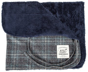 Touchdog ® 2-In-1 Windowpane Plaid Matching Dog Jacket and Reversible Dog Mat