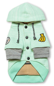 Touchdog ® Hampton Beach Ultra-Soft Blasted Cotton Hooded Dog Sweater