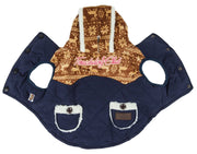 Touchdog ® 'Snowadayz' Pom Pom Hooded Fashion Dog Jacket