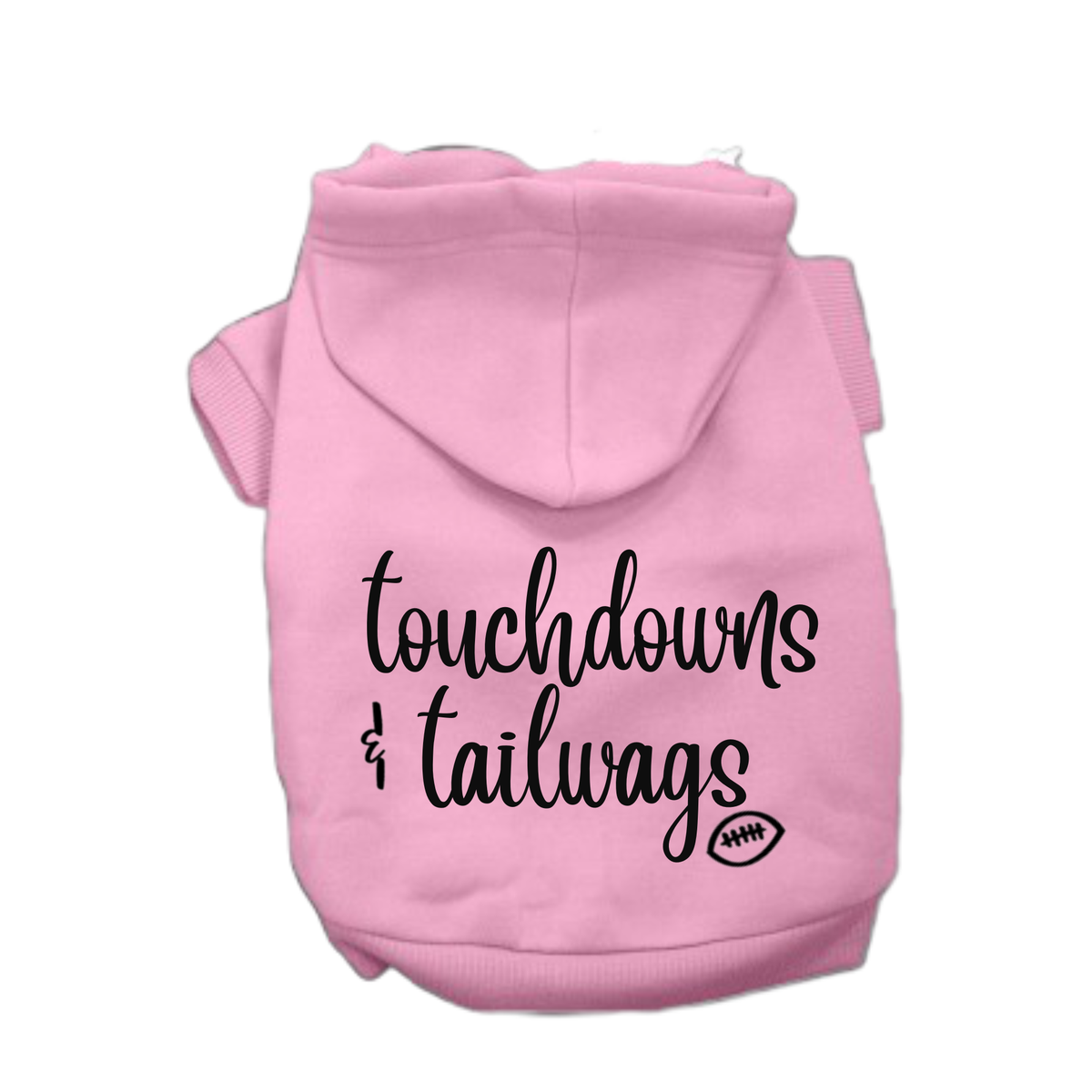 Touchdowns & Tail Wags Dog Hoodie
