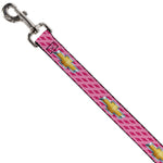 Dog Leash - Chevy Gold Bowtie w/Logo PINK