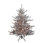 Kurt Adler 5-Foot Pre-Lit Clear Incandescent Vail Pine Tree