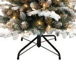 Kurt Adler 4-Foot Pre-Lit Clear Incandescent Frosted Pine Tree