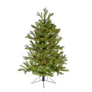 Kurt Adler 6-Foot Pre-Lit PE Half Tree with Stand