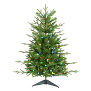 Kurt Adler 3-Foot Pre-Lit Multi-Color LED Timberland Tree