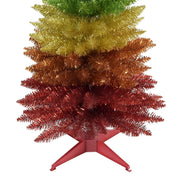 Kurt Adler 4-Foot Foil Rainbow Tree