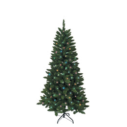 Kurt Adler 4.5-Foot Pre-Lit Multi-Color Green Pine Tree