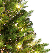 Kurt Adler 32-Inch Northern Light Pot Tree with Fiber-Optics and Warm White LED Lights