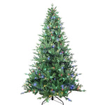 Kurt Adler 7-Foot Pre-Lit Multi-Color LED Jackson Pine Tree