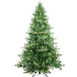Kurt Adler 7-Foot Pre-Lit Clear Incandescent Jackson Pine Tree