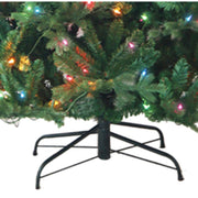 Kurt Adler 7-Foot Pre-Lit Multi-Color Incandescent Jackson Pine Tree