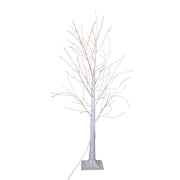 Kurt Adler 4-Foot Winter white Twig Tree with 500 Warm White Lights