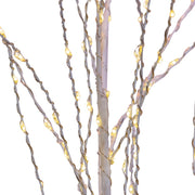 Kurt Adler 4-Foot Winter white Twig Tree with 500 Warm White Lights
