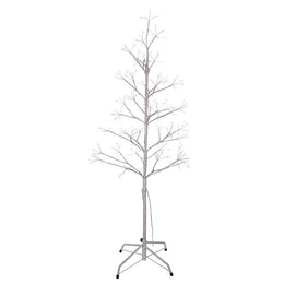 Kurt Adler 4-Foot White Birch Twig Tree with Multi-Color 8-Function Lights