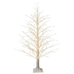 Kurt Adler 5-Foot White Birch Twinkle Warm White Fairy LED Twig Tree