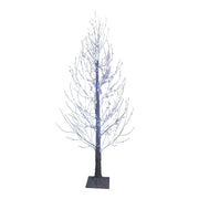 Kurt Adler 5-Foot Winter White Twig Tree and 900-Light Cool White Fairy LED