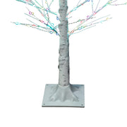 Kurt Adler 4-Foot Pre-Lit RGB Fairy LED White Birch Tree