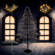 Kurt Adler 6-Foot Pre-Lit Warm White LED Silhouette Fairy Tree